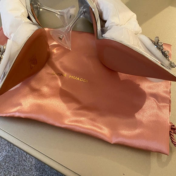 Amina Muaddi Begum Glass PVC - Picture 3 of 5